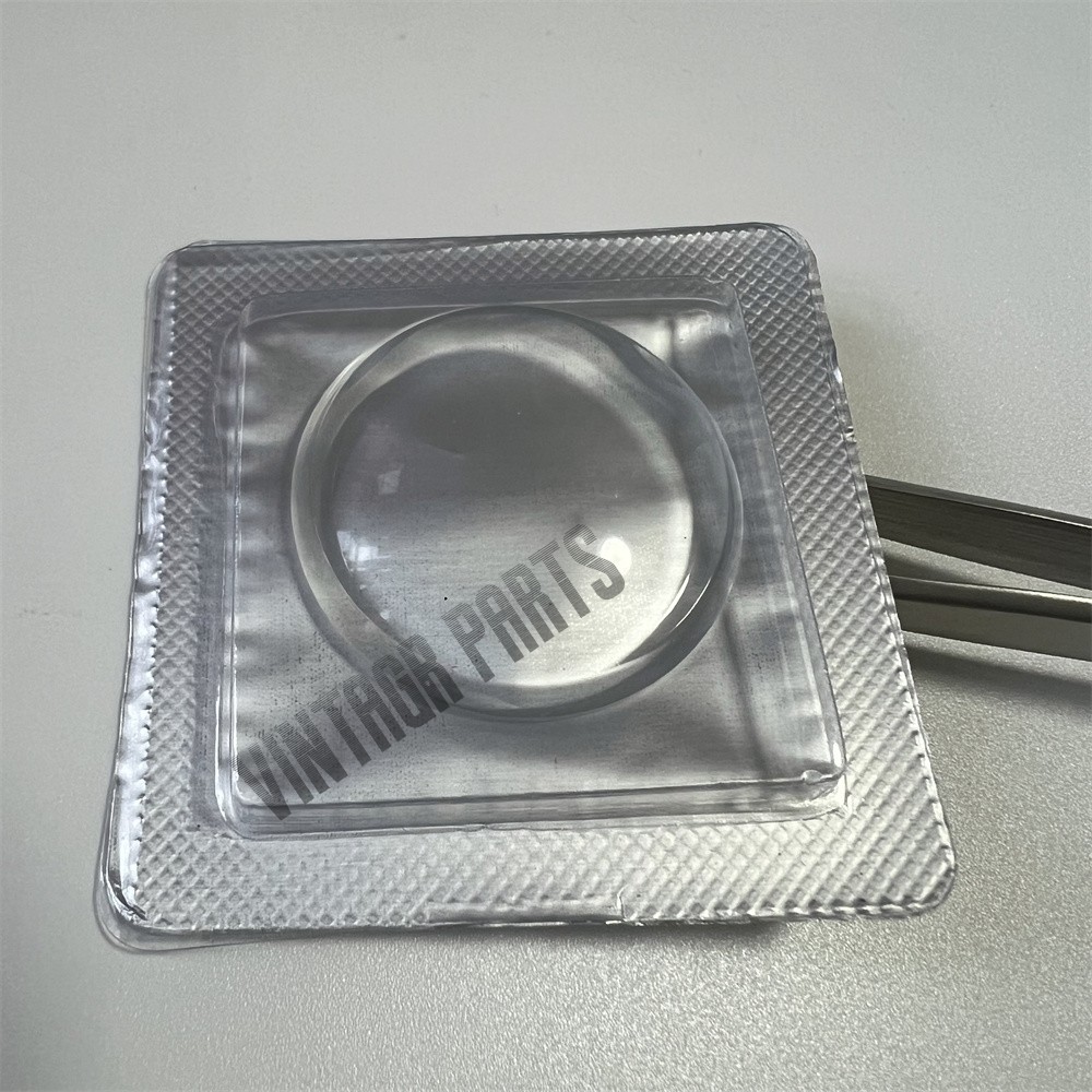 Gold 6138 - 33mm Flat Double Dome Mineral Glass