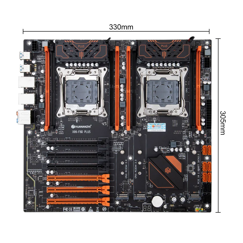 HUANANZHI X99 F8D PLUS LGA 201 - огляд і ціна E5 2696 V3