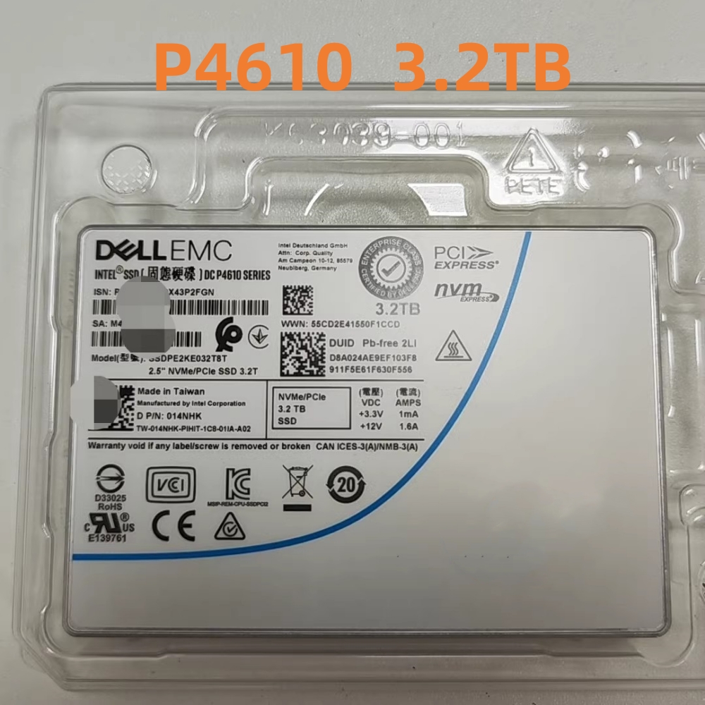 Original DC P4610 Series 1.6TB - огляд і ціна U.2 Nvme Ssd 7.68Tb