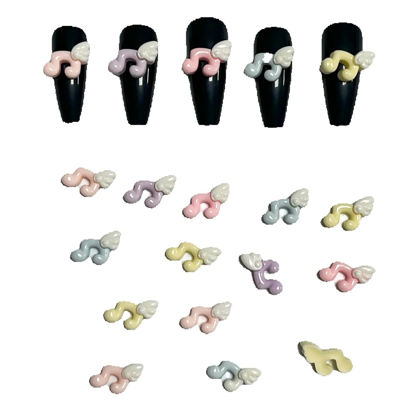 40Pcs Random Mixed Y2k Fresh M - огляд і ціна Gold 6138